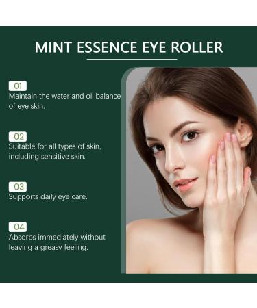 Eye Roller Serum with Mint Essence Vitamin C and Peptides - Energizing Serum for Dark Circles and Puffiness Fine Lines Serum (1pc) - Buy Online on GoSupps.com