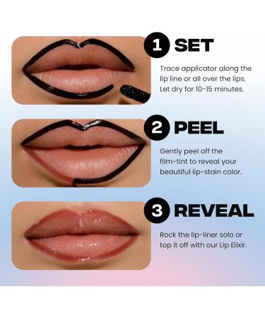 Sacheu Lip Liner STAY-N Peel Off Lip Stain Rouge L vres Qui Se D colle Longue Tenue Mate Encre L vres Sans Transfert Enrichie en Acide Hyaluronique & Vitamine E (PLUMped) PLUMped 3.5 ml (Lot de 1) - Buy Online on GoSupps.com