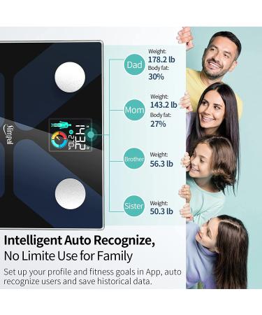 Bluetooth Body Fat Scale with Large Display - High Accuracy Digital Weight Scale for Body Weight - Sync with APP - 400 lb Capacity (11 x 11 inches) - Buy Online on GoSupps.com