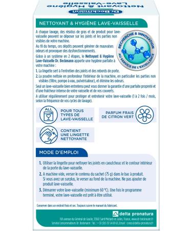 Dr Beckmann Dishwasher Cleaner/Hygiene 1 - Sparkling Clean Dishes Guaranteed - Buy Online on GoSupps.com