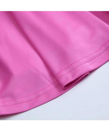 Yeahdor Girls High Waist Athletic Skirt with Shorts | Pink | 6-7 Years - Buy Online on GoSupps.com