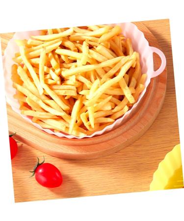 Zerodeko 3pcs Air Fryer Pad Oven Air Fryers Airfryer Portable Deep Fryer Baking Pan Household Consumables Pinkx3pcs 21X18.5X4CMx3pcs - Buy Online on GoSupps.com
