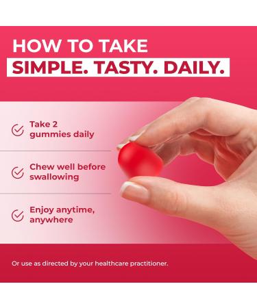 Ollyoo Adult Multivitamin Gummies | Men & Women | Cherry & Strawberry Flavor | Vitamin A C D E B6 B12 | Supports Overall Health | 60 Count - Buy Online on GoSupps.com