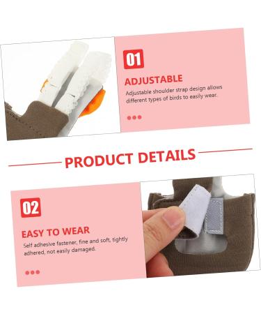 PopetPop Flying Bird Diapers - Premium Pigeon & Parrot Flight Suit | ARA WellensiTich Neoprene Urine-Proof Diapers for Birds (17x9cm) - Buy Online on GoSupps.com