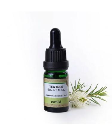 Ewela Tea Tree Essential Oil 100% Pure Steam Distilled 0.34 Fl Oz Aromatherapy Relaxation All Seasons Cruelty Free