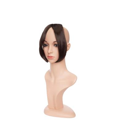 SEGO Pony Hairpiece - Dark Brown Fringe Bangs Extensions | Realistic Clip-in One Piece Hair Extensions for a Natural Look - Buy Online on GoSupps.com