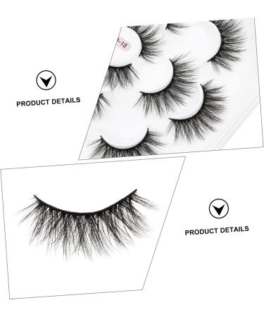 FRCOLOR 3 Boxes Natural False Eyelashes Full Curly Eyelashes Cosmetics For Women Makeup For Girls Pair False Eyelashes Comfortable To Wear - Buy Online on GoSupps.com