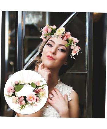 Yardenfun Fabric Flower Hair Accessories Flower Headdress Women Headdress Creative Hair Band Hair Bands Wedding Hair Accessories Wedding Headband Hair Headbands Women Bride Headbands - Buy Online on GoSupps.com