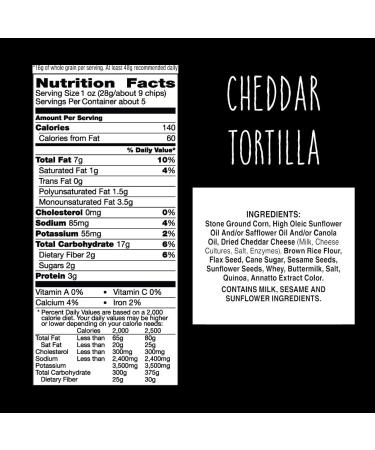 Food Should Taste Good Cheddar Tortilla Chips - Gluten Free 5.5 oz | Crunchy & Delicious Snack - Buy Online on GoSupps.com