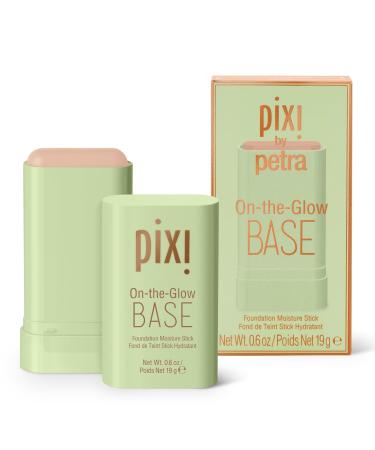 Pixi Beauty On-the-Glow Base | Fond de Teint Stick Hydratant | Teinte Nude: Claire Moyenne Neutre | 19 g / 0 6 oz