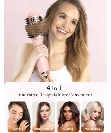 Fehnbrush Warm Air Brush - One-Step Hot Air Dryer & Volumizer | Round Styling Brush for Smooth Hair - Rose Gold - Buy Online on GoSupps.com