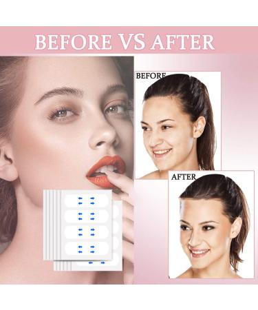 Face Lift Tape - Instant Ultra-thin Waterproof Lifting Tape for Wrinkles & Saggy Skin | 60 Pieces Makeup Tool - Buy Online on GoSupps.com