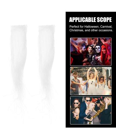 White Eyebrows Facial Hair for Cosplay | Christmas Masquerade Costume Props | International Shipping Available - Buy Online on GoSupps.com