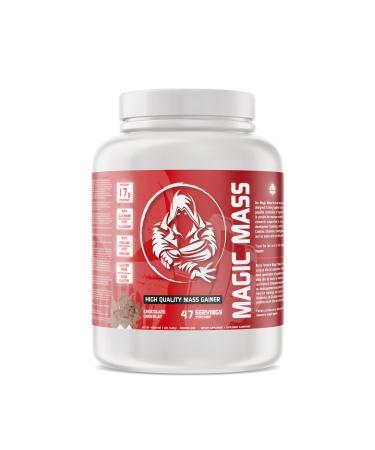 Predator Labs - Magic Mass 7lbs - Mass Gainer with Lactoserum Protein - 47 Servings for Optimal Muscle Growth and Recovery - Premium Weight Gain Formula Chocolate