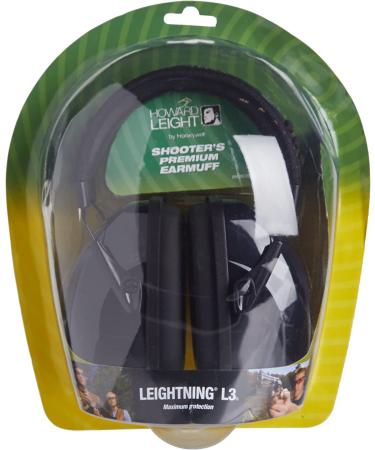Howard Leight Leightning L3 Shooting Earmuff (R-03318) - Black Headband | NRR 30 - Buy Online on GoSupps.com