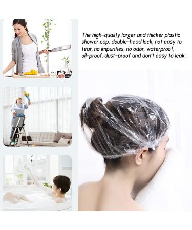 YIZIJIZI 30PCS Large Waterproof Disposable Shower Caps for Women - Ideal for Home, Spa, and Travel - Buy Online on GoSupps.com