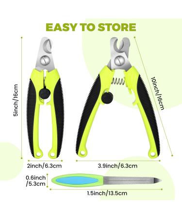 Dog Nail Clippers Cat Nail Clippers with Safety Guard to Avoid Over Cutting Professional Dog Nail Trimmer for Large Medium and Small Breed Dogs or Cat - Buy Online on GoSupps.com
