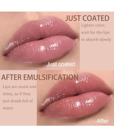 Tinted Lip Balm Lipstick Lipgloss Waterproof Long Lasting Lipstick for Lip Plumper Gloss And Makeup Liquid Blush Lip Tint Gift 3.5ml 1pc Milky Peachy Pink - Buy Online on GoSupps.com