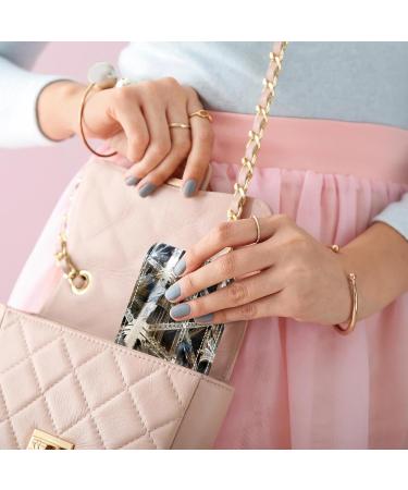 Travel Lipstick Organizer Case | Portable Makeup Bag with Mirror | Eiffel Tower Paris Watercolor Design - Buy Online on GoSupps.com