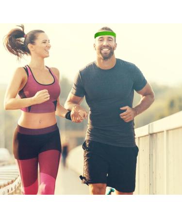 Ykhsuaou 9-Piece Neon Welding Band Set | 80s Headbands & Wristbands for Sports & Carnival | Perfect for St. Patrick's Day - Buy Online on GoSupps.com