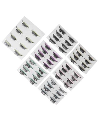 28 Pairs Reusable False Eyelashes - 7 Colors Makeup Stickers for Women & Girls | International Shipping - Buy Online on GoSupps.com