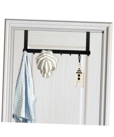 Alipis Space Aluminum Door Hanger Coat Hangers Wall-Mounted Coat Rack Door Hooks On The Door Bathroom Door