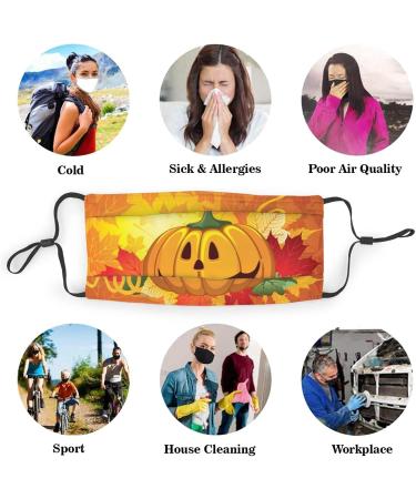 PPFINE Smiling Pumpkin Adult Kid Face Mask AdjustableReusable Washable With 2 Filters UnisexOutdoor 1 count (Pack of 1) Cool Pumpkin - Buy Online on GoSupps.com