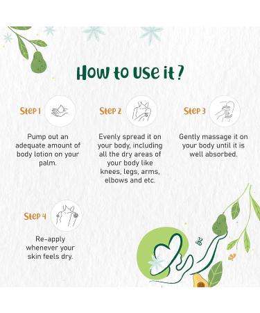 ECH Green Velly Fl Colonie Avocado Moisturizing Body Lotion with Cocoa Butter & Vitamin-E - Sulphate & Paraben Free - 250ml - Buy Online on GoSupps.com