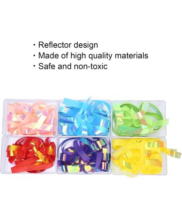 Nail ArtCellophane Paper Strip Reflector DIY Nail Art Decoration Colorful Nail Glass Foil 6 Boxes for Nail Salon for Household for Women for Girls - Buy Online on GoSupps.com