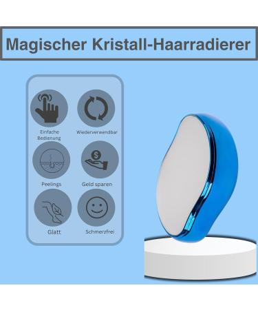 SOASINPRO CRYSTAL NANO Hair Remover - Premium Gentle Depilation Device for Women & Men | Efficient Magic Crystal Hair Remover (Blue) - Buy Online on GoSupps.com