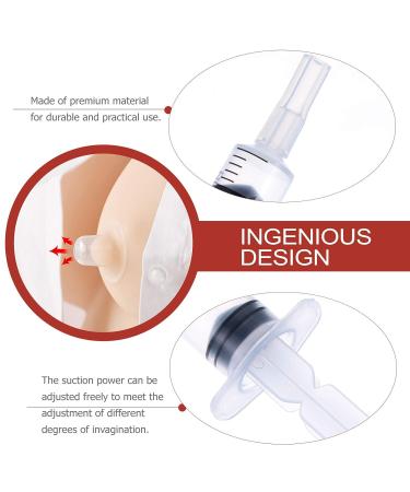Nipple Aspirator Corrector Pullers Cups Extractor for Flat and Inverted Nipples - 2pcs - Buy Online on GoSupps.com