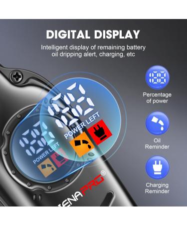 Professional Hair & Beard Trimmer for Men | Cordless T Blade Hair Clippers for Barbers | Rechargeable Hair Cutting Clippers - Buy Online on GoSupps.com