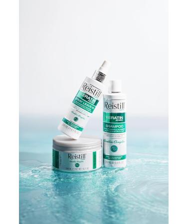 Keratin Infusion Shampooing restructurant pour cheveux fins - Shampooing doux pour des cheveux plus lisses sains et brillants - Shampooing la k ratine et l'huile d'argan - 250 ml - Buy Online on GoSupps.com