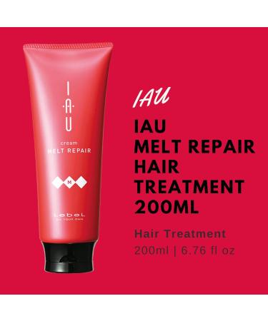 Lebel IAU Cleansing Clearment Shampoo & Melt Repair Treatment Set - 200ml Green Tea | International Shipping Available - Buy Online on GoSupps.com