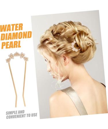 Healeved Pearl Hairpin Hair Jewelry Hair Clips Hair Pins Hair Accessories Hair Bun Sticks Hair Stick for Buns Hair Stick for Women Hair Stick Hairpin for Women Imitation Pearls - Buy Online on GoSupps.com