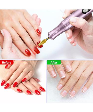 CGBE Nail Miller Attachments - 2 Pcs Wolframcarbid Bits for Gel Acrylic Nails | Medium Grain Gold Milling Cutter 3/32 | Manicure & Pedicure Tools - Buy Online on GoSupps.com