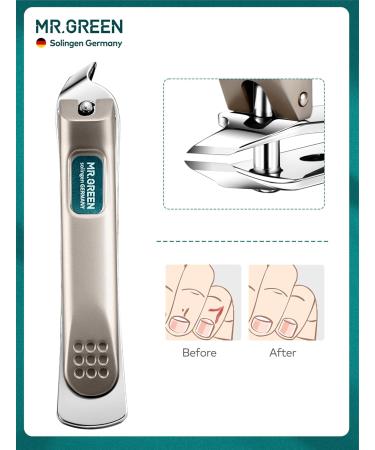 Manicure Pedicure Set Nail Clippers Set Medical Grade Stainless Steel Grooming Kit with Travel Case Gift Box (4 Pieces) Mr-6103 - Buy Online on GoSupps.com