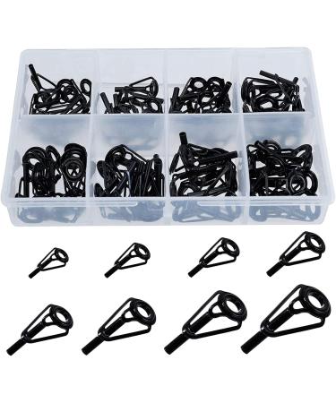 80-Piece Fishing Rod Repair Kit - Stainless Steel & Ceramic Top Rings for Spinning Rods | 1.8-2.6mm Replacement Parts for Saltwater Fishing - Buy Online on GoSupps.com