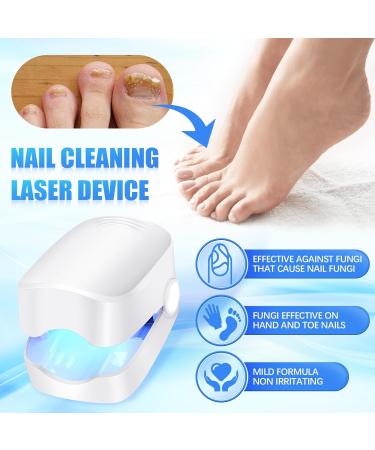 Nail Fungus Laser Treatment Device - Efficient Cold Laser Therapy for Fingers & Toenails - Rechargeable & Portable Nail Care Solution - Buy Online on GoSupps.com