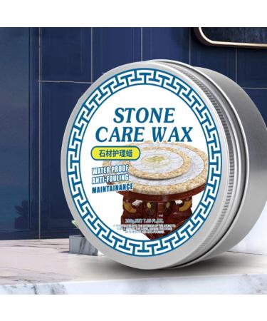 Polishing Wax for Stone - 200g Stone Care Polish Stone Stain Remover to Protect Stone Furniture/Floor/Wall from Grease Grimes Single Attribute - Buy Online on GoSupps.com
