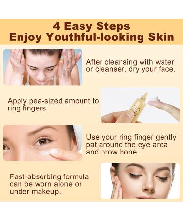 Collagen-Rich Retinol Eye Cream for Dark Circles & Puffiness | Visible Results in 3-4 Weeks | Anti-Aging Under Eye Treatment - Buy Online on GoSupps.com