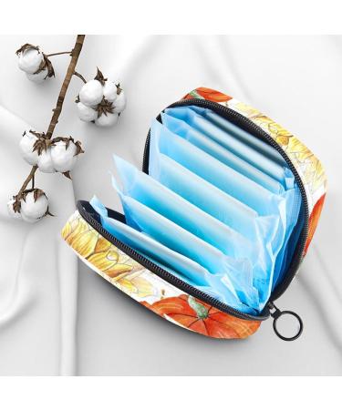 MUOOUM Menstrual Artery Bag - Zipper Women's Bond Bag for Tampons - Eco-Friendly Wood Mushroom & Leaves Design - 4.7x6.6 in - Perfect for Girls - Buy Online on GoSupps.com
