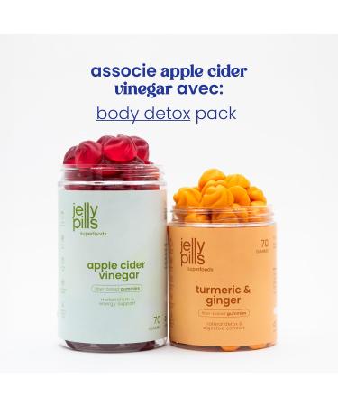 Jelly Pills Gummies Vinaigre de Cidre 1 000 mg + Chrome - 70 Gommes V g taliennes - Sans Sucres Ajout s - Saveur Pomme Naturelle - D tox & Gestion du Poids - Buy Online on GoSupps.com