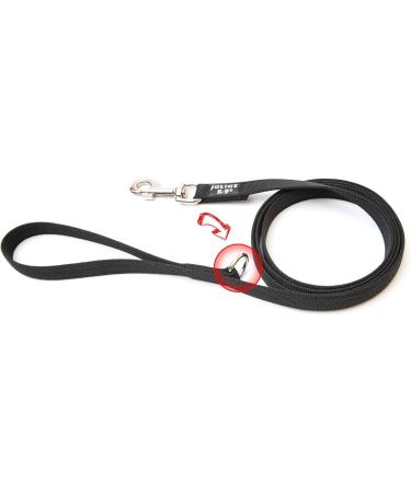 IDC Color & Gray Rubberized Leash - 14mm x 1.8m with Loop | Durable Black-Gray Design - International Shipping Available - Buy Online on GoSupps.com