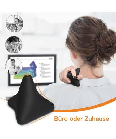 Buy AOT Triggerpunkt Presser Massage Device - Pain-Free Self-Massage Ball & Stick for Muscle Tension Relief (Black) - Buy Online on GoSupps.com