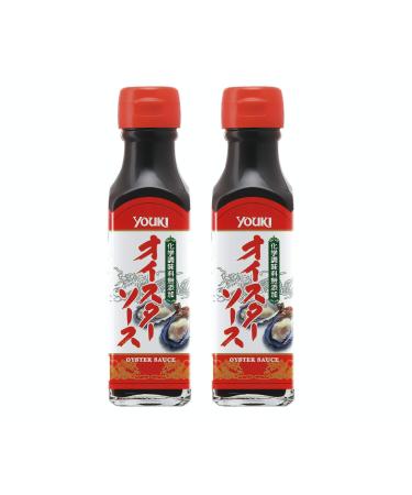 Pack of 2 Youki Japanese Style Oyster Sauce, All Natural, Chemical Additive-Free   - 145 Gram