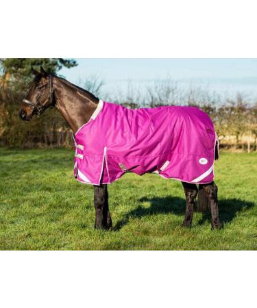 Swish Equestrian 100g Detachable Neck Turnout Rug - Mulberry 6'6 - Buy Online on GoSupps.com