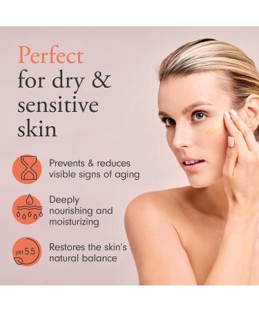 Organic Anti-Aging Cream For Women With Astaxanthin And Furcellaran Vegan Anti-Wrinkle Day Cream For Dry & Sensitive Skin | Moisturizing Face Cream For Women | Natural Cosmetics Without Fragrance - Buy Online on GoSupps.com