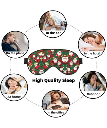 Buy Xmas Funny Gnomes Print Sleep Eye Mask | Soft Eye Cover for Travel & Naps - Perfect Gift for Men & Women - Buy Online on GoSupps.com