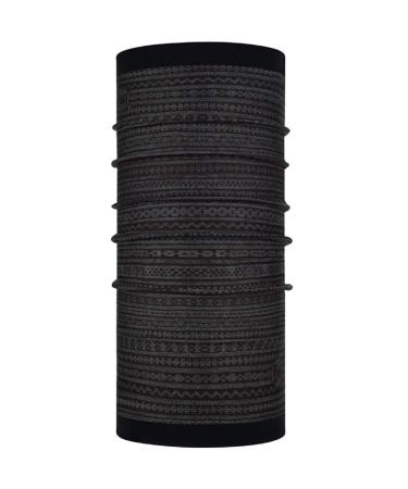 BUFF UME Unisex Reversible Fleece Tubular One Size, Black/White